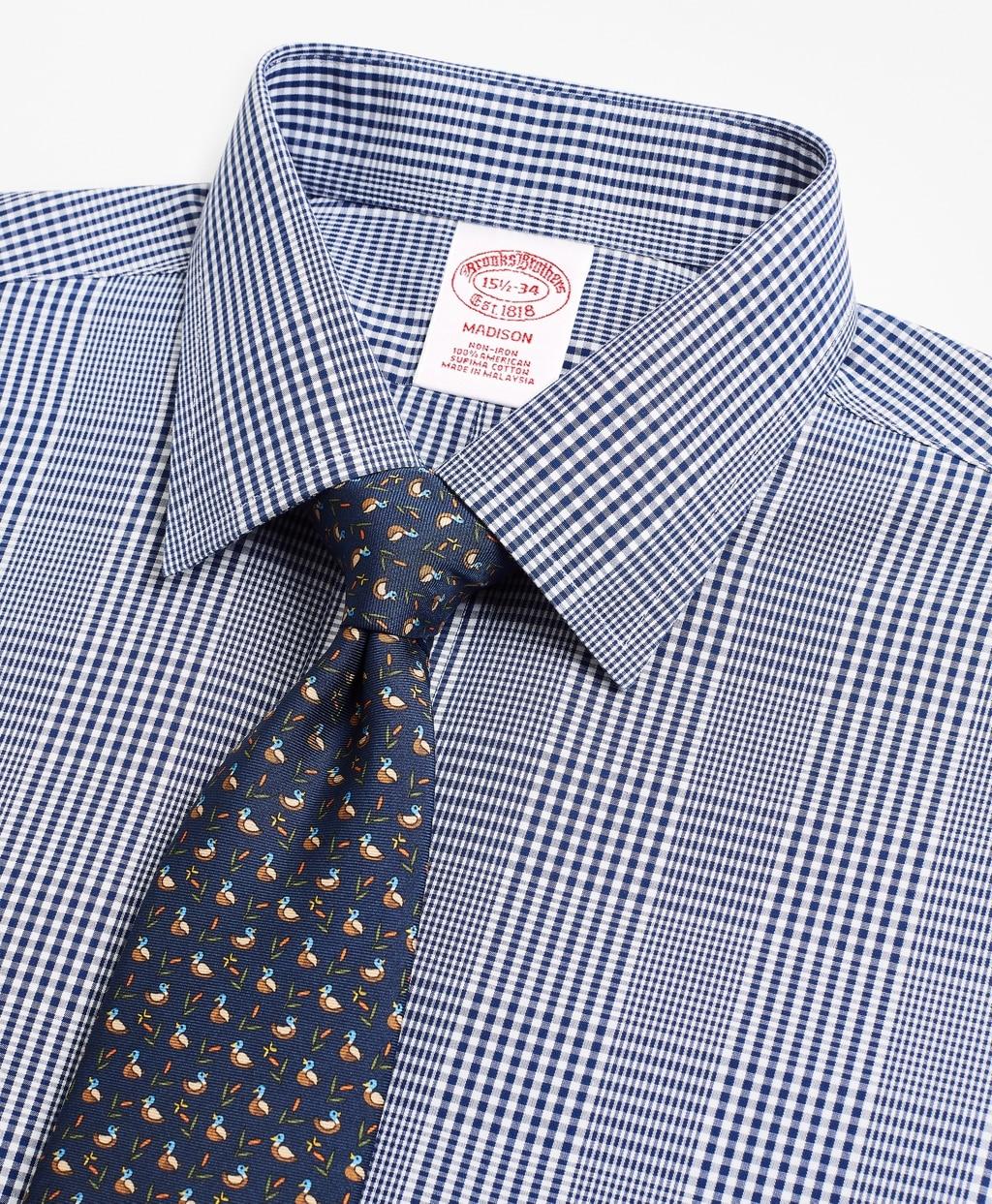 Brooks Brothers Cotton Regular Classicfit Dress Shirt in Navy (Blue