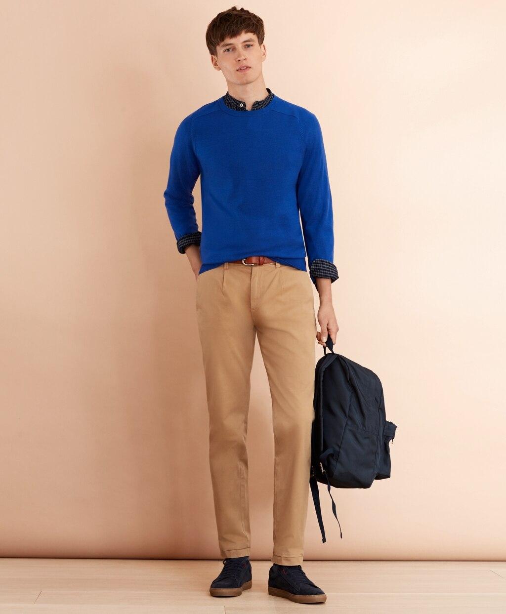 fleece chinos