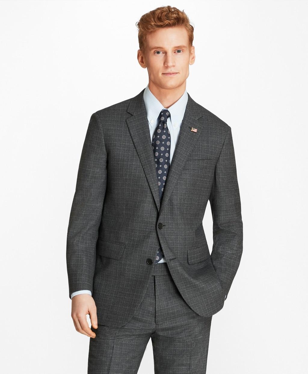 Brooks Brothers Wool Extra Slim Fit Grey 1818 Suit in Gray for Men ...