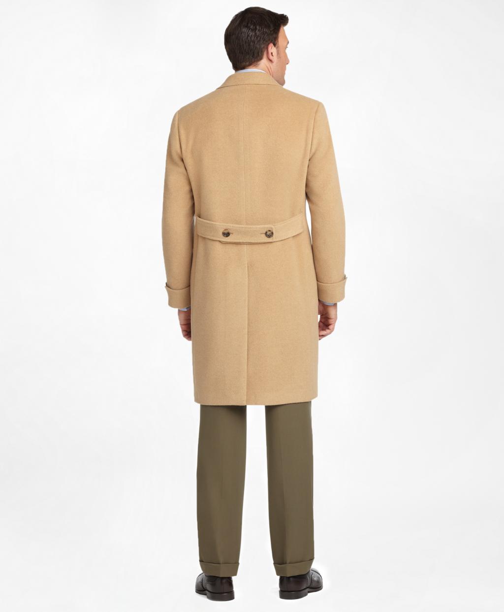 Brooks Brothers Golden Fleece Double-breasted Polo Coat in Camel ...