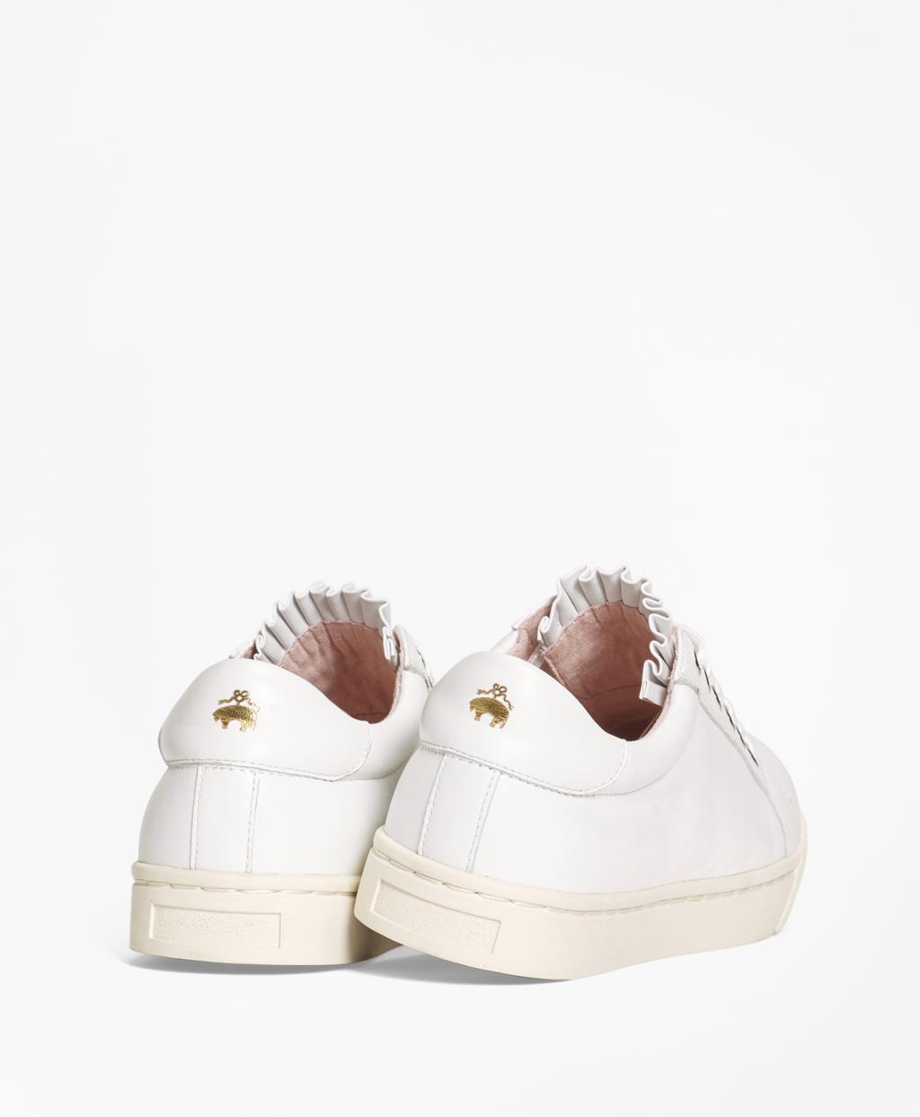 brooks brothers leather sneakers