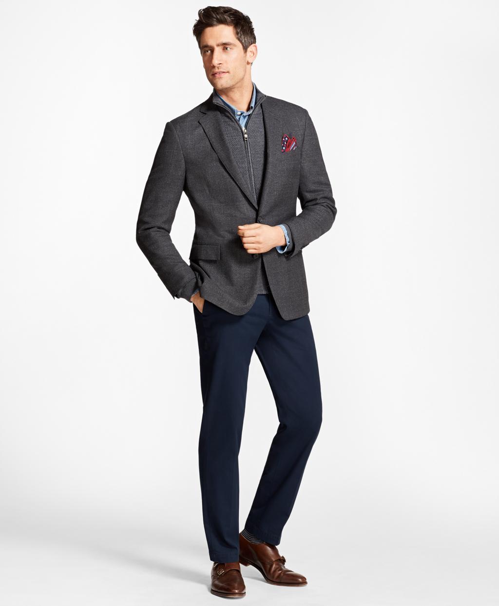 regent fit hopsack sport coat