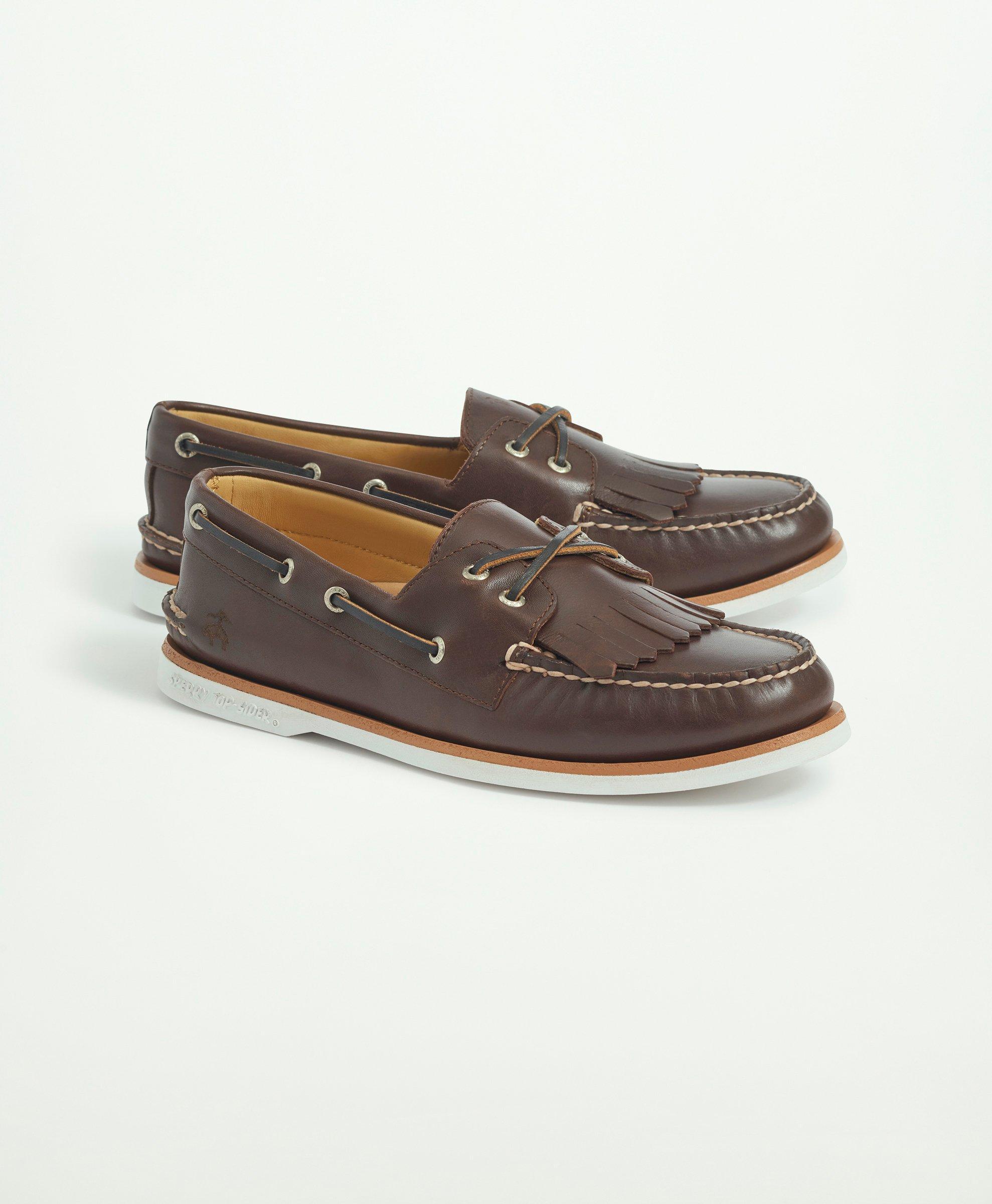 Brooks Brothers Sperry X A/o 2-eye Kiltie Shoes in Brown for Men | Lyst