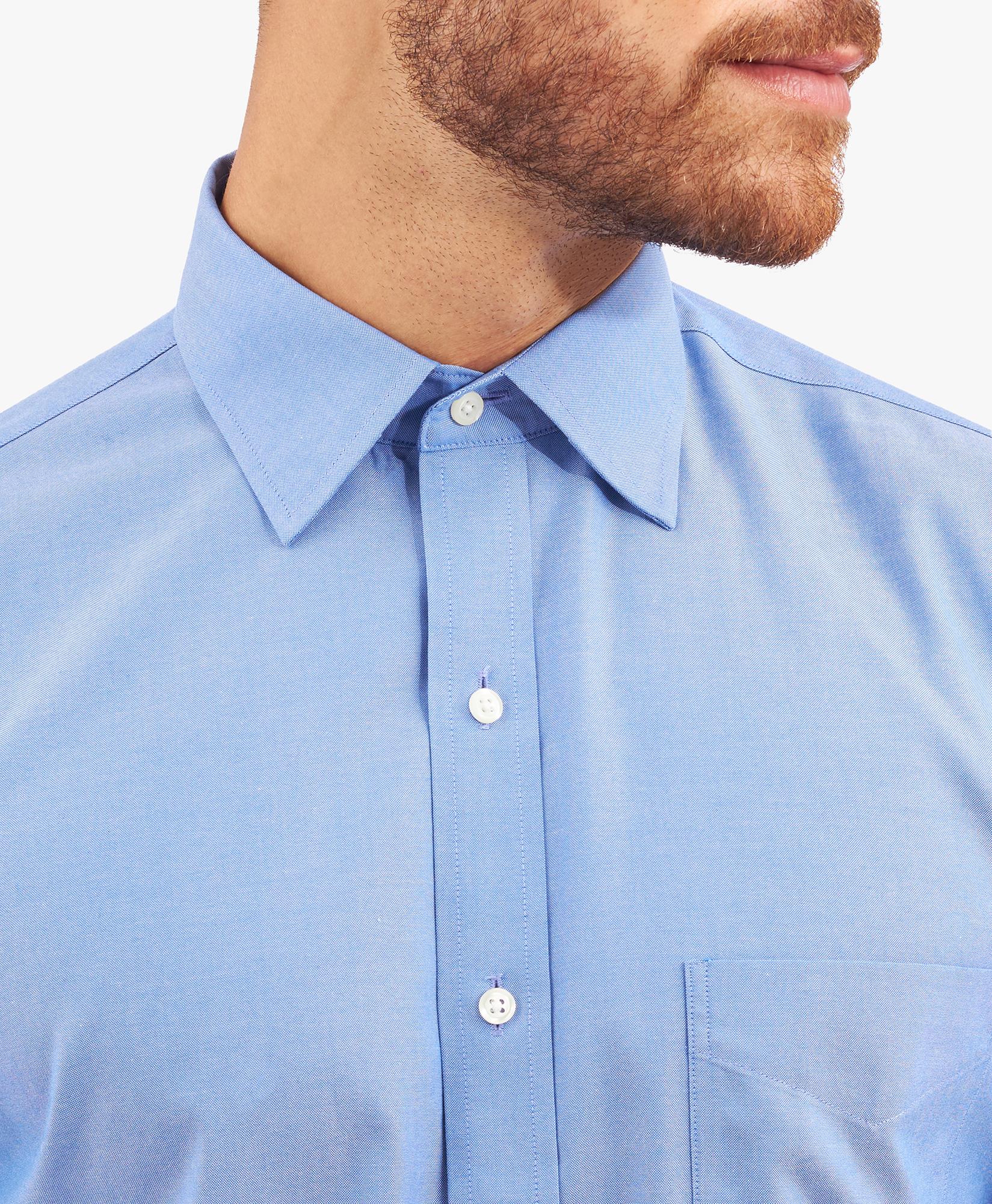 Brooks Brothers Men's Non-Iron Dress Shirt - Stretch Twill Ainsley Collar Brooks Brothers Men's Non-Iron Dress Shirt - Stretch Twill Ainsley Collar