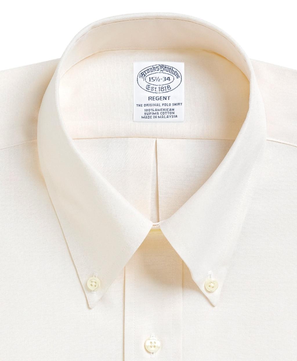 Brooks Brothers Regular Classic-fit Dress Shirt in Ecru (Natural) for ...