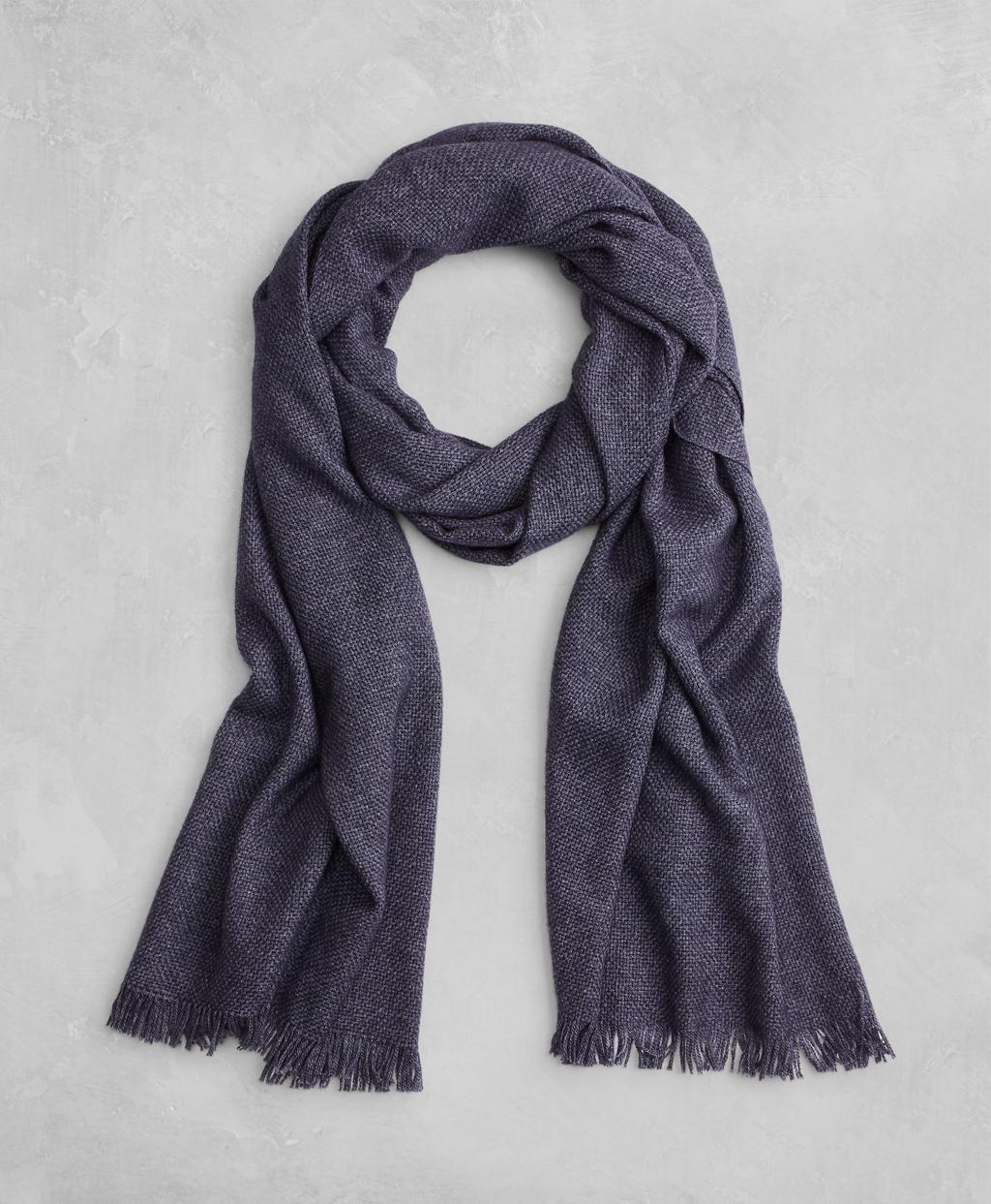 Brooks Brothers Golden Fleece Cashmere Silk Scarf in Navy (Blue) for