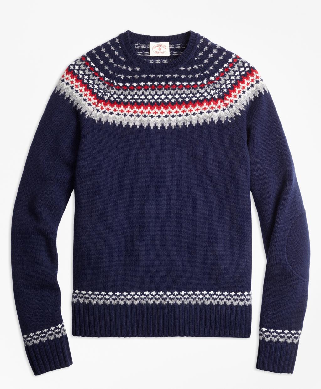 brooks brothers fair isle