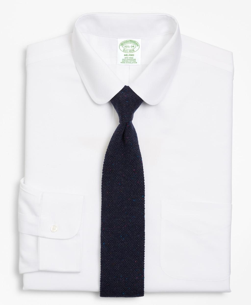 Brooks Brothers Cotton Brookscool Extra Slim Slimfit Dress Shirt in