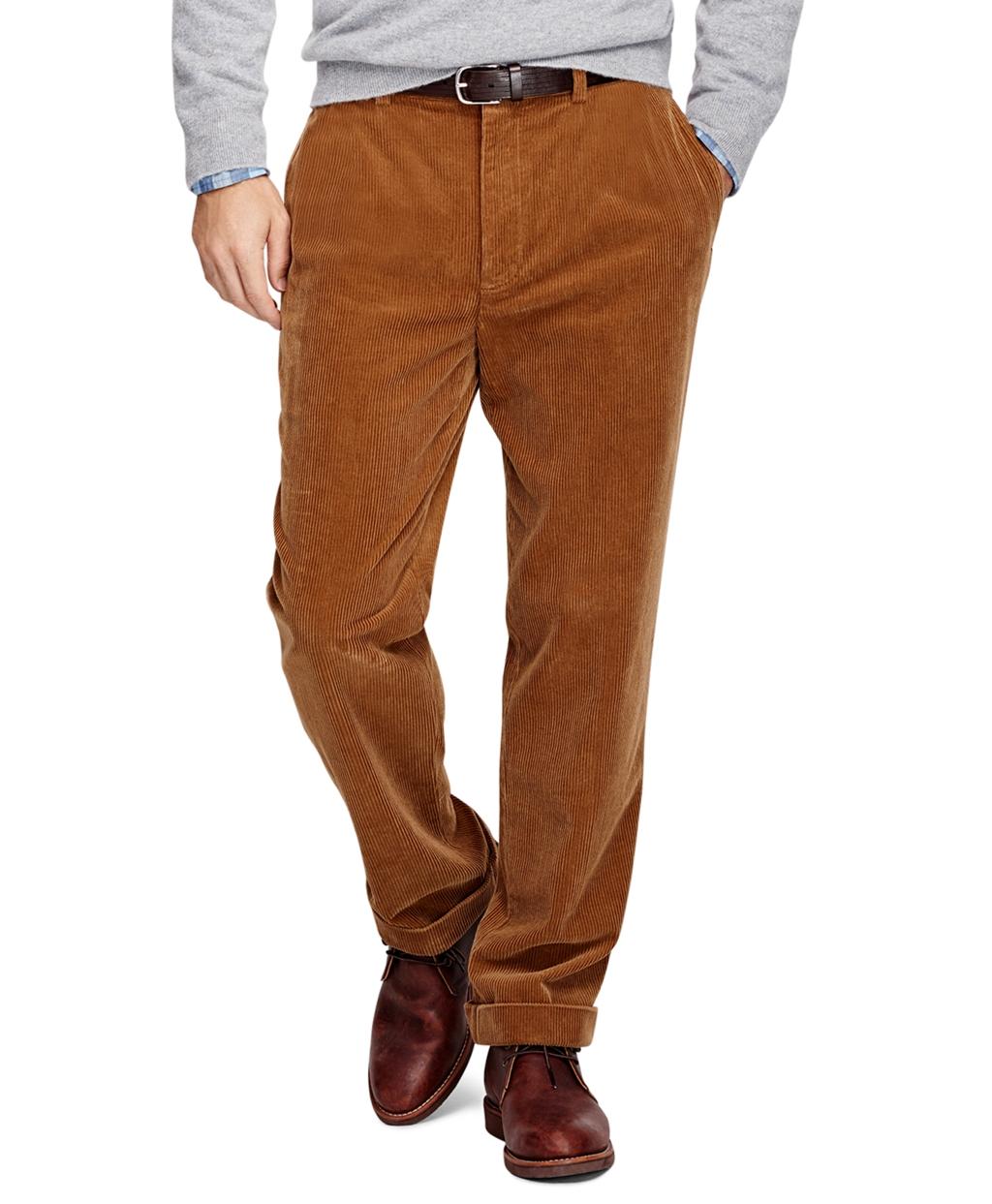 Brooks brothers Hudson Fit Wide Wale Corduroys in Brown for Men | Lyst