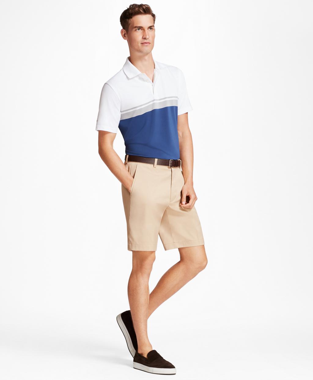 Brooks Brothers Synthetic Performance Series Shorts in Khaki (Natural
