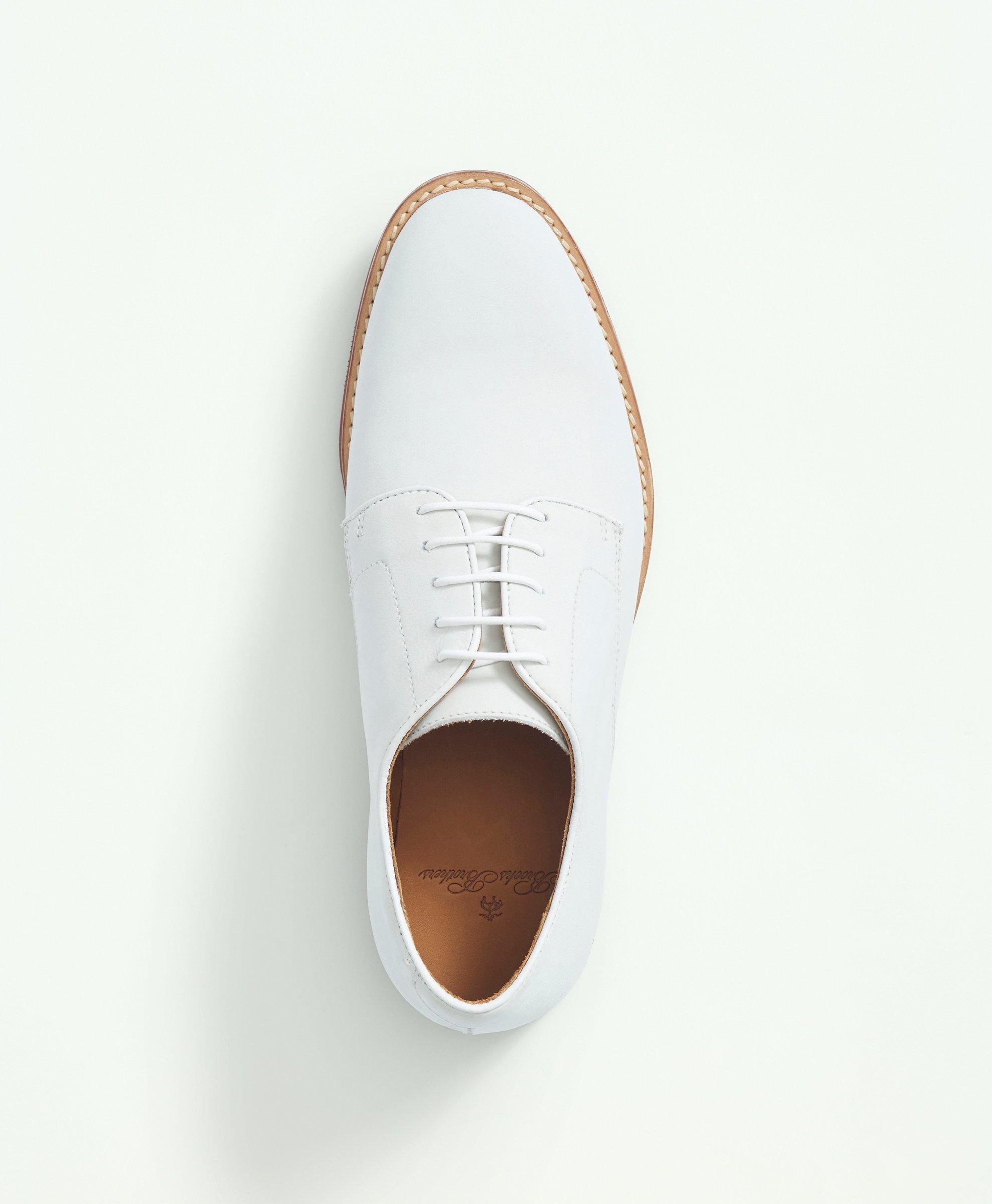 Brooks brothers white bucks cheap