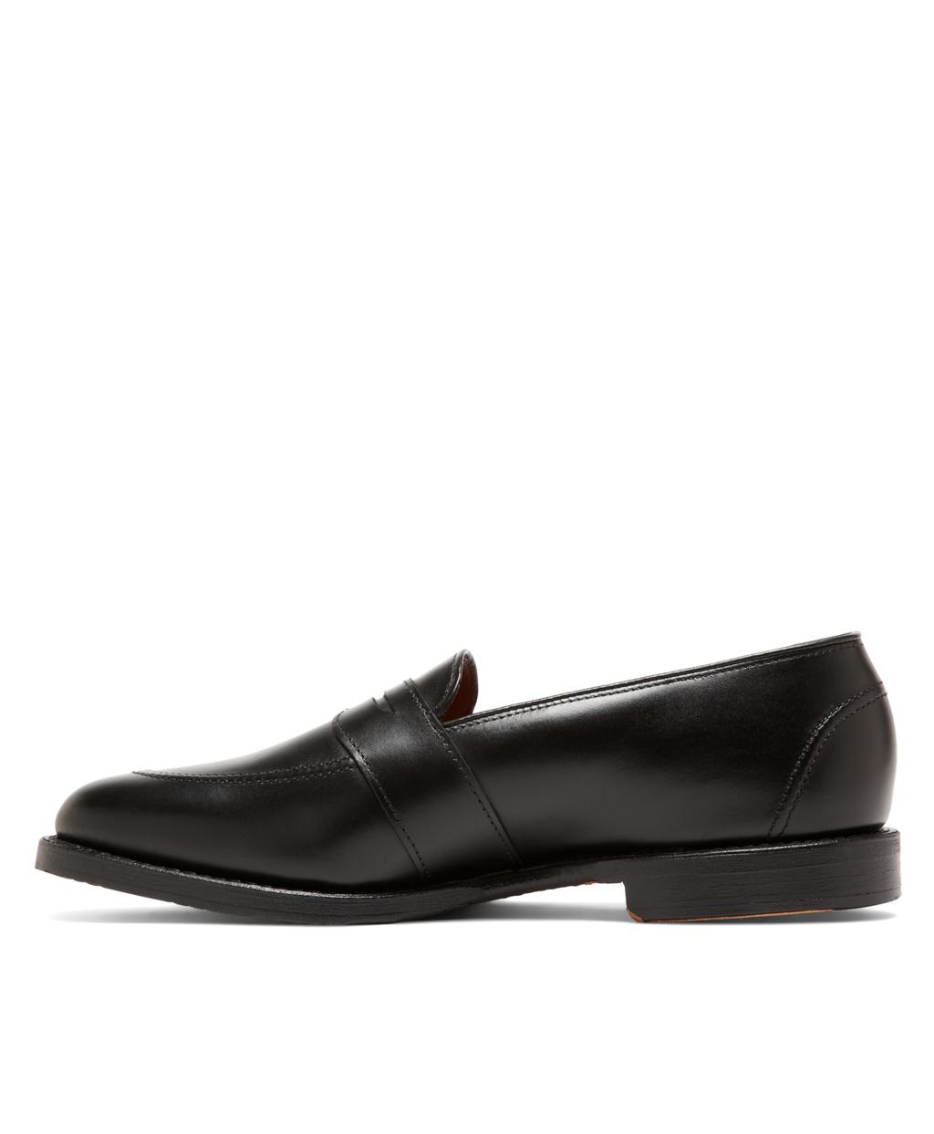Brooks Brothers Leather Low Vamp Penny Loafers in Black for Men - Lyst