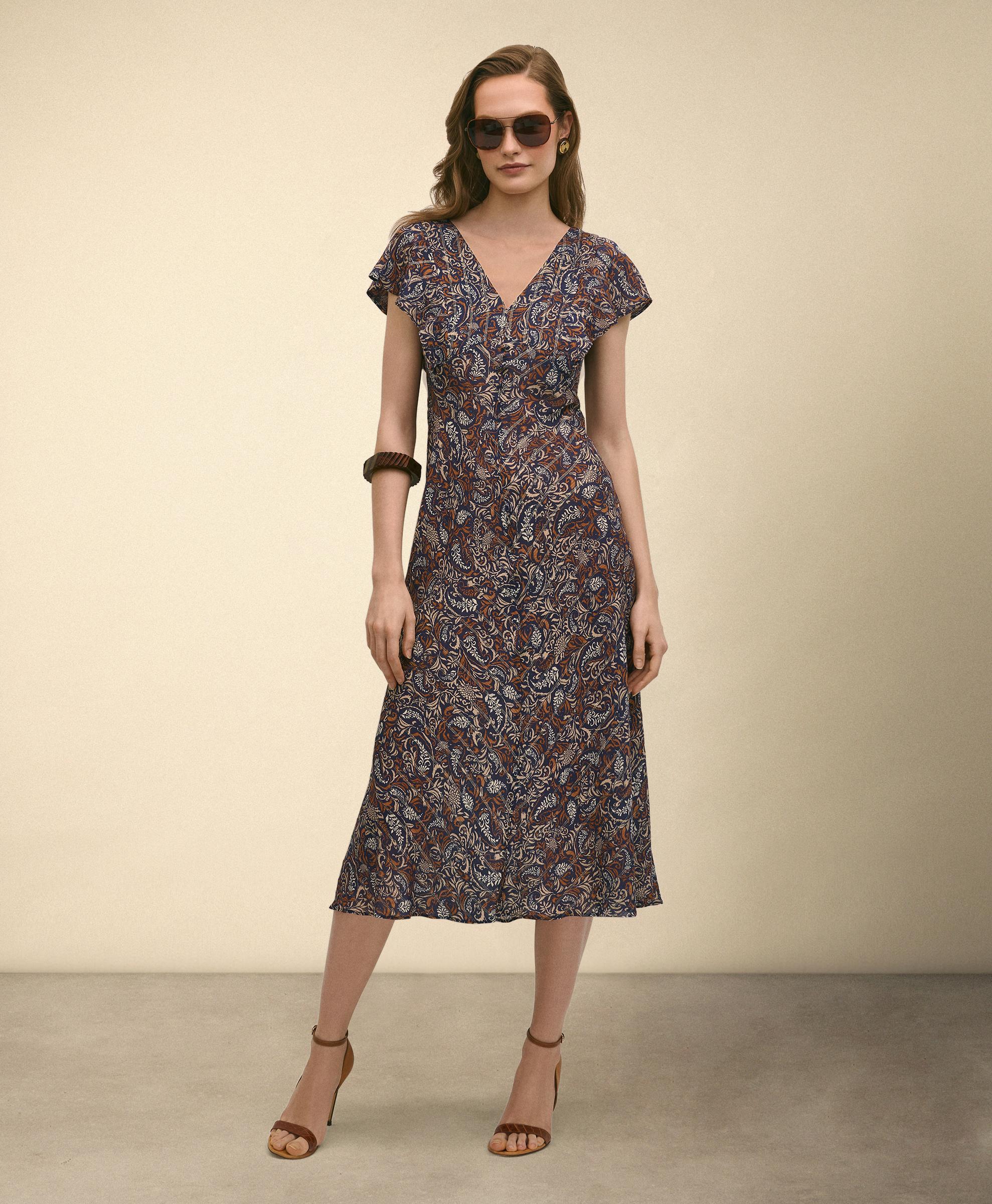 Robe Femme Brooks Brothers Taille 4 Verte - Occasion En Très Bon état - Style Classique Et élégant