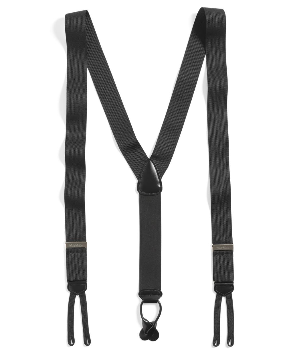 Brooks Brothers Synthetic Extralong Formal Suspenders in Black for Men