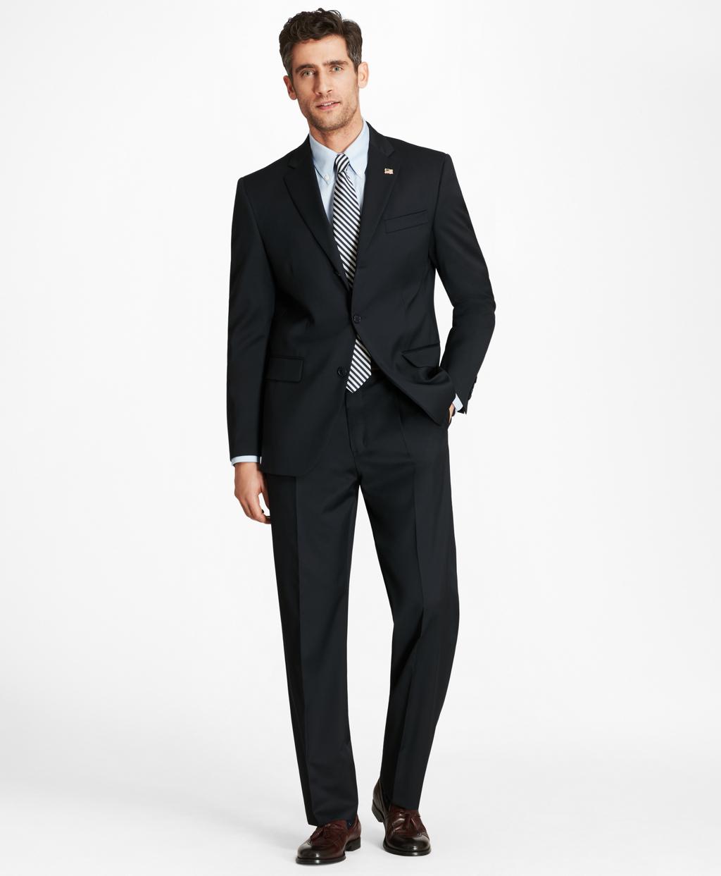 Brooks Brothers Madison Fit Threebutton 1818 Suit in Blue for Men Lyst