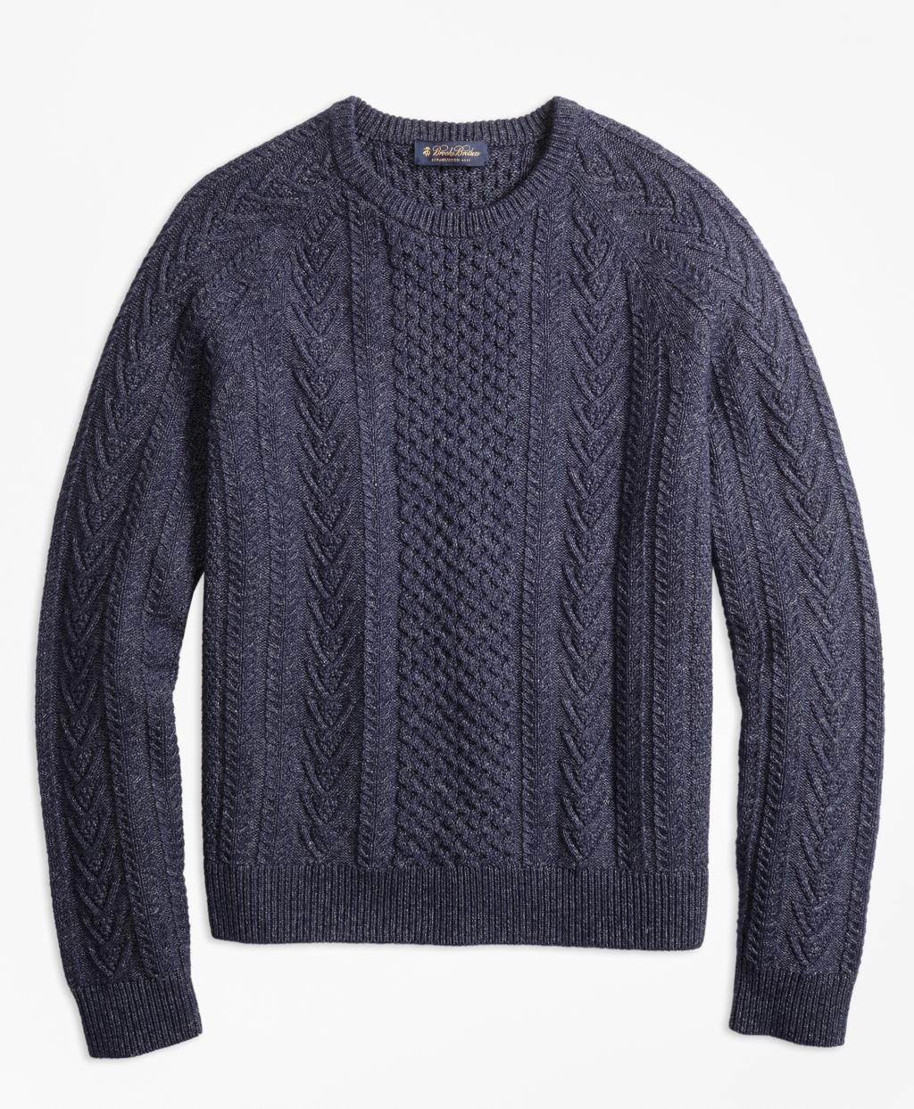 brooks brothers fisherman sweater