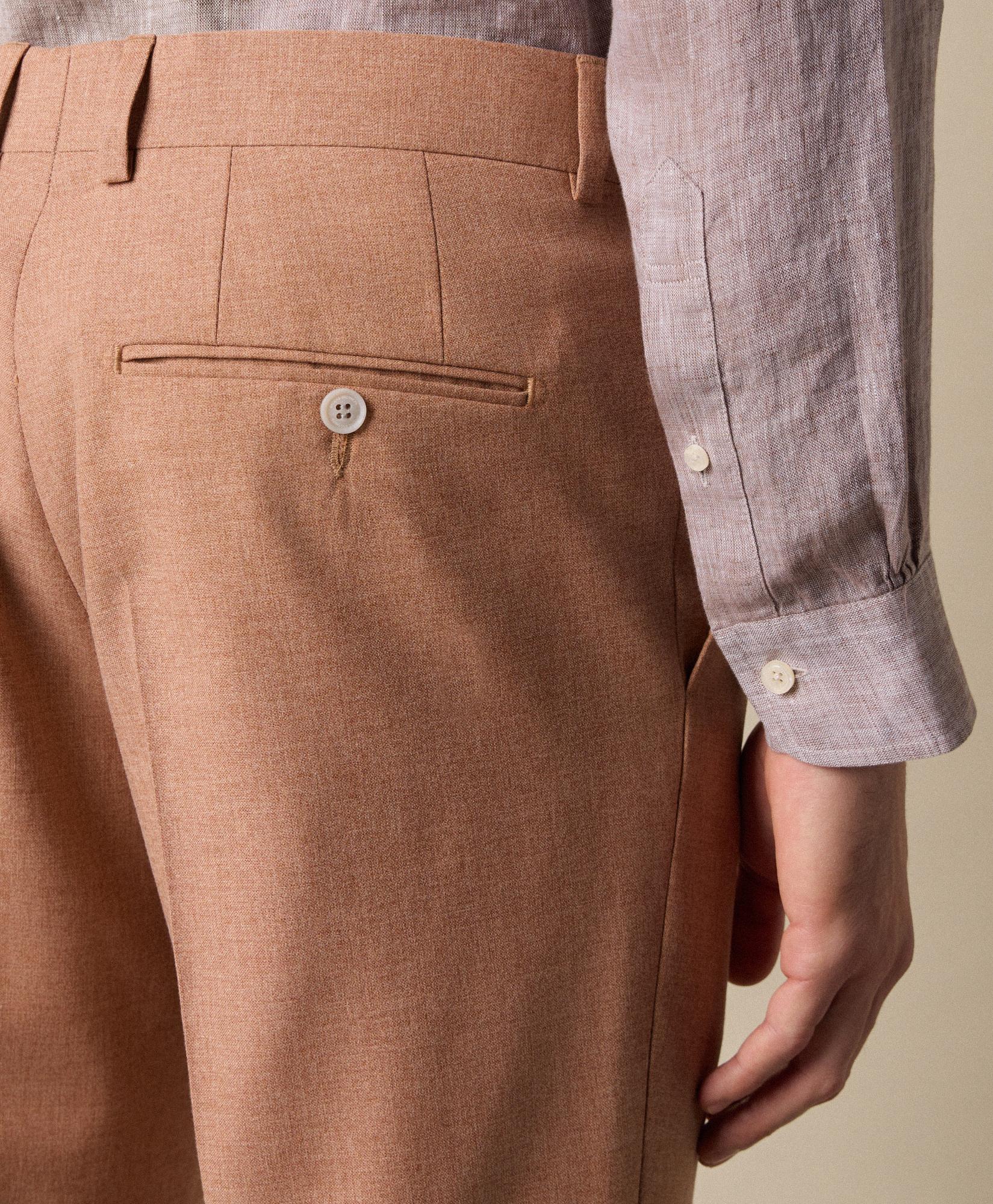 Pantalon Habillé Homme Brooks Brothers – Bleu – Taille 34/30 – Laine Et Viscose