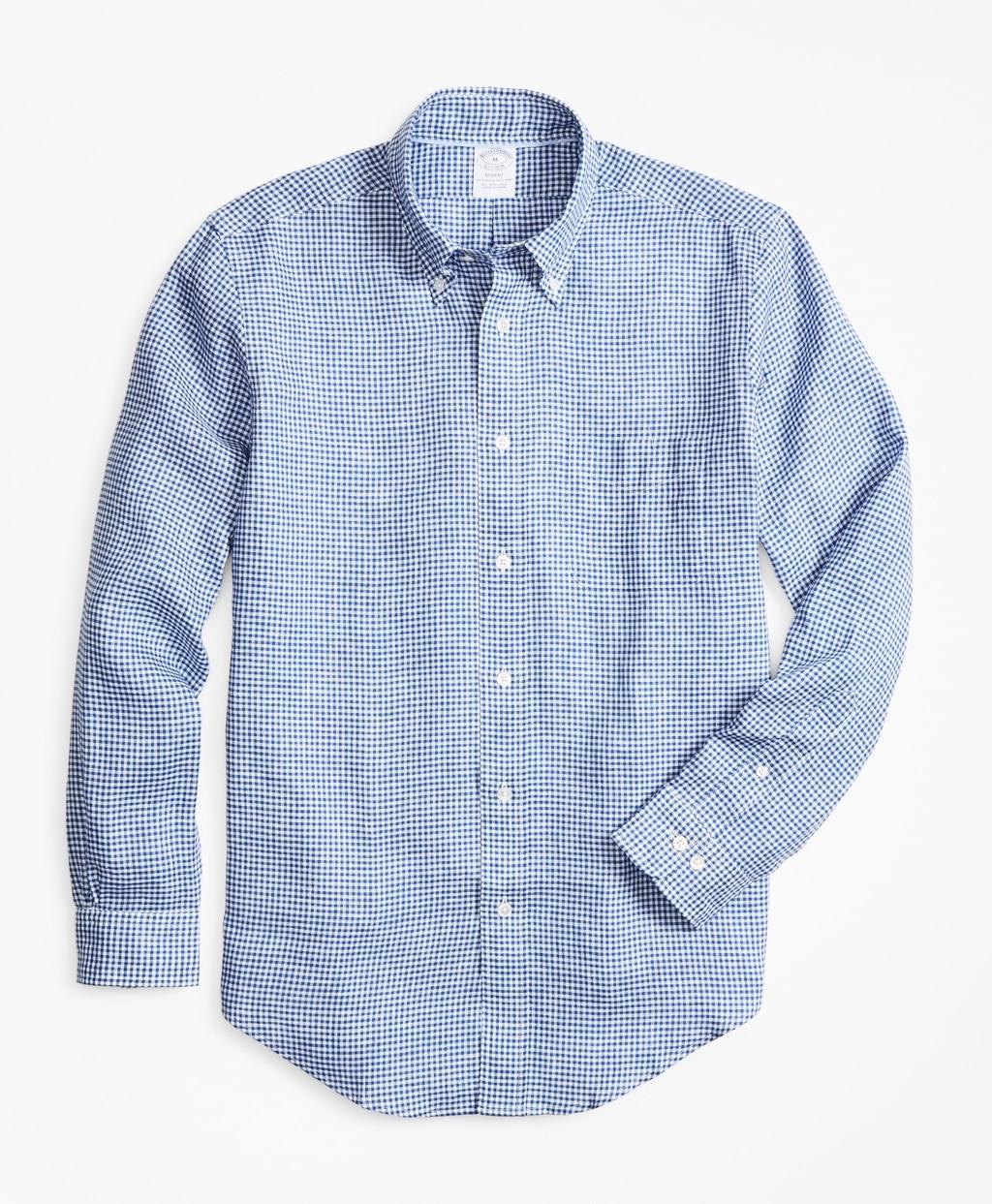 brooks brothers irish linen shirt