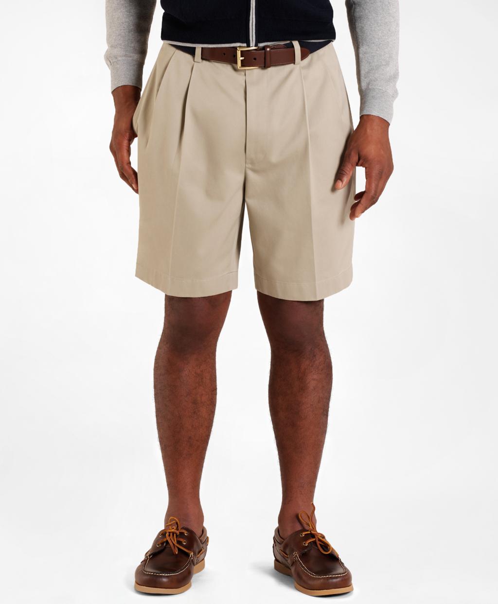 Brooks Brothers Cotton Pleat-front Lightweight Advantage Shorts in ...