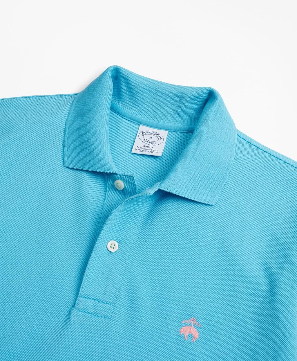 Brooks Brothers Slim Fit Supima Cotton Performance Polo Shirt in ...