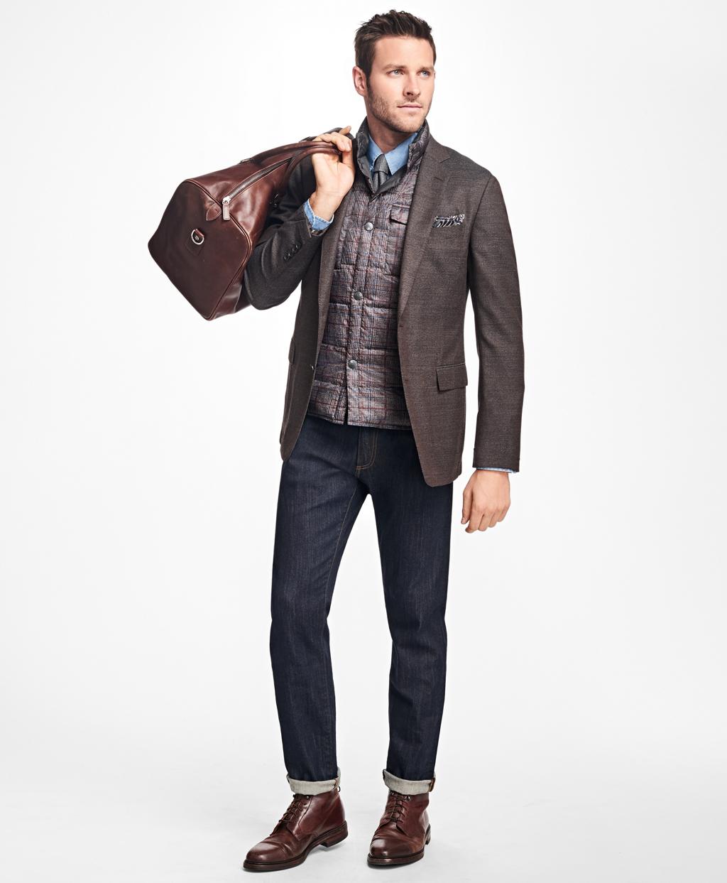 regent fit hopsack sport coat