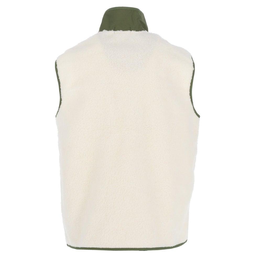 cream fleece gilet