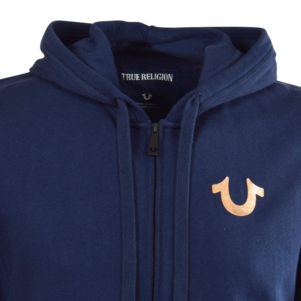 true religion blue sweater