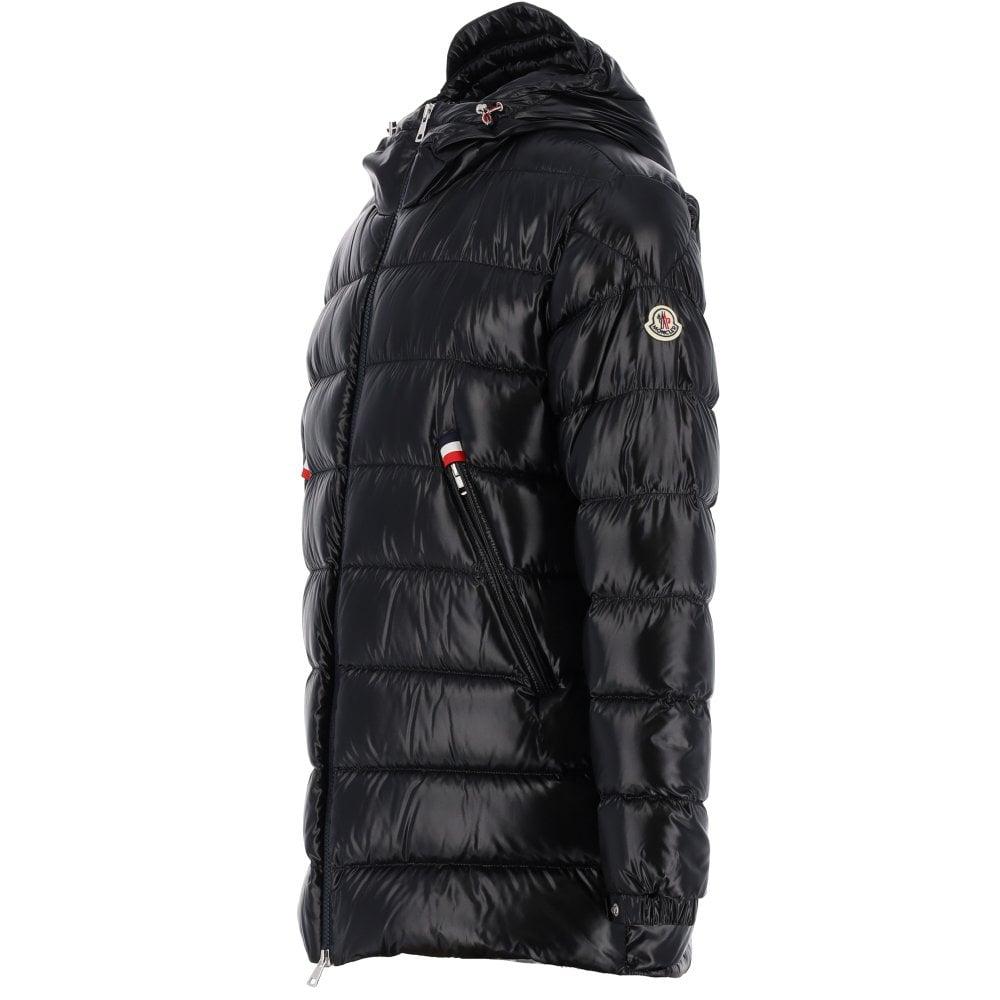 moncler black padded jacket