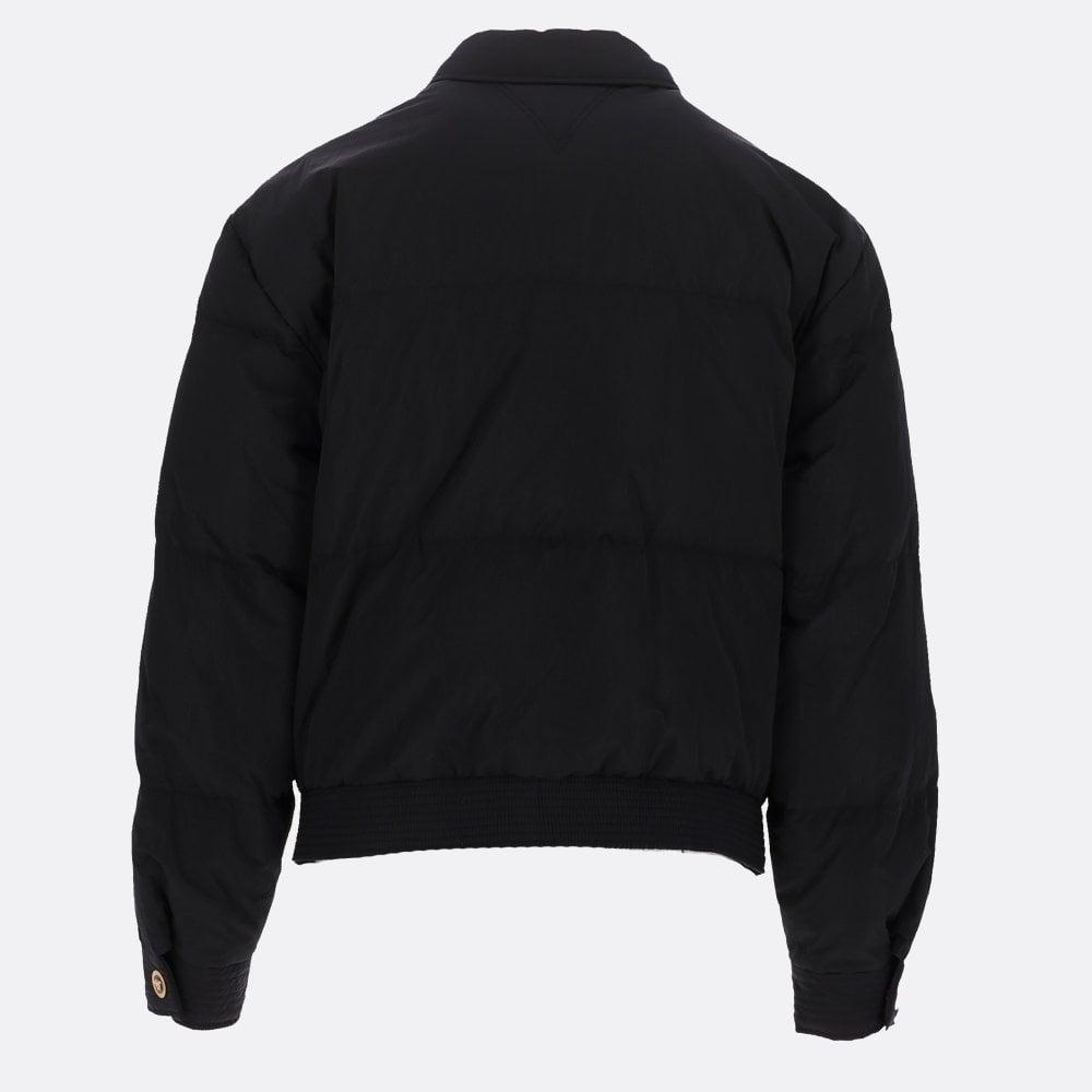 Versace Medusa Blouson Puffer Jacket in Black for Men | Lyst