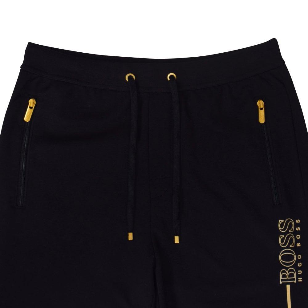 boss hoodie black and gold