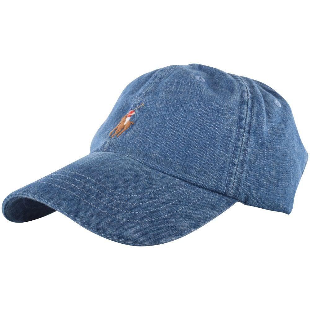 polo denim hat