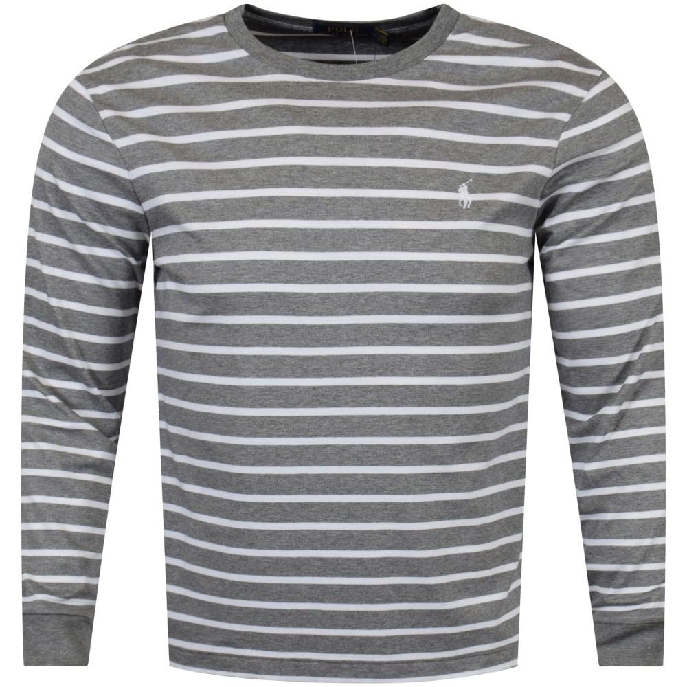 ralph lauren striped long sleeve t shirt