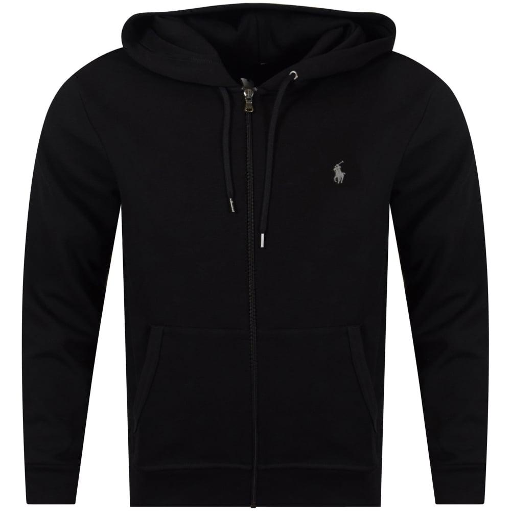 Polo Ralph Lauren Synthetic Performance Black Zip Through Hoodie for ...