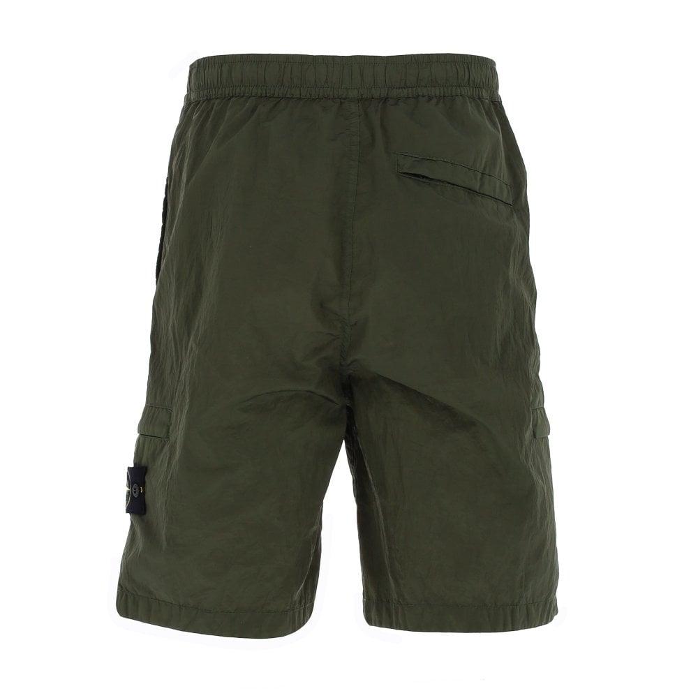 Stone Island Cargo Shorts in Green for Men | Lyst