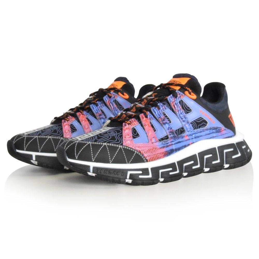 versace sneakers orange