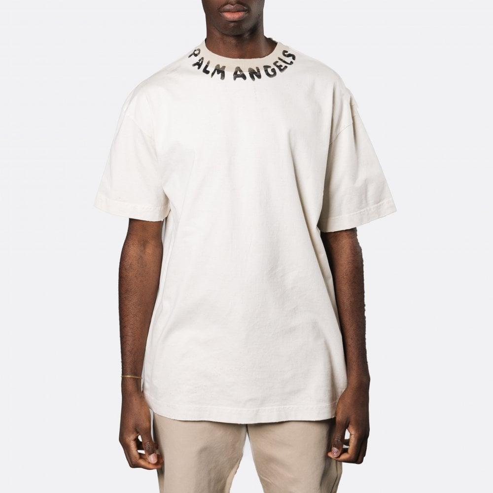 Palm Angels Vintage Miami Graffiti T-shirt in White for Men | Lyst