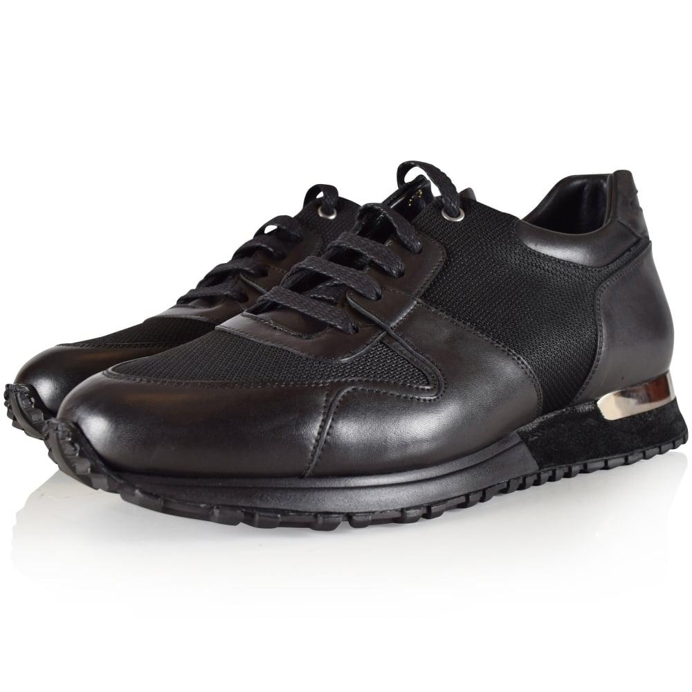 Mallet Leather Midnight Black Almorah Trainers for Men Lyst