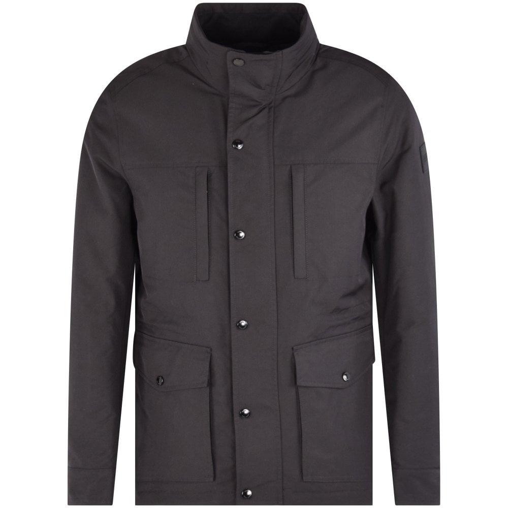 BOSS by HUGO BOSS Comera Black Field Jacket for Men | Lyst