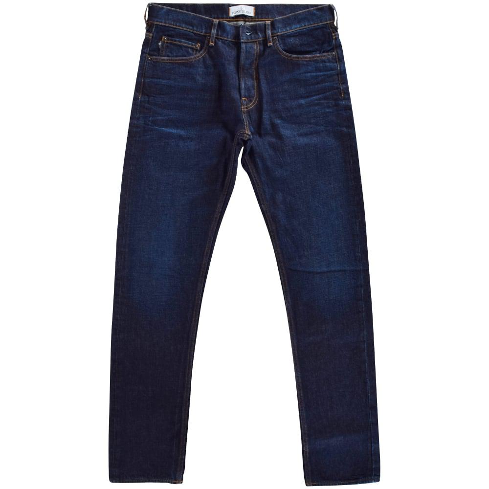Stone Island Dark Wash Re-t Jeans in Blue for Men | Lyst