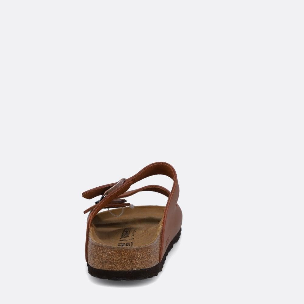 Birkenstock Ginger Arizona Smooth Leather Sandals in Brown for Men | Lyst