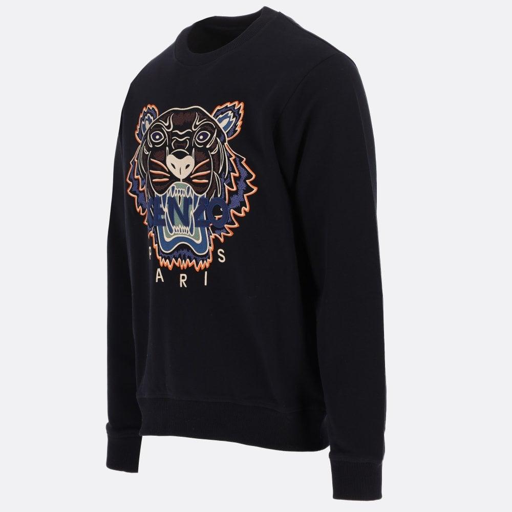 KENZO Tiger Sweatshirt in Blue for Men | Lyst