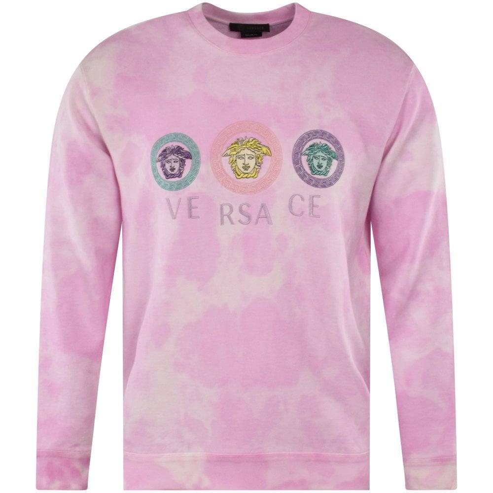 versace tie dye sweatshirt