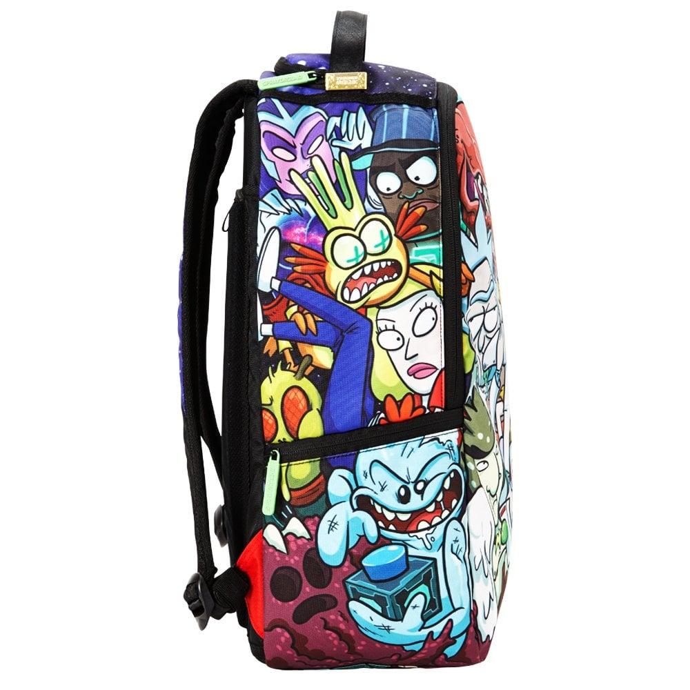 rick and morty sprayground bag