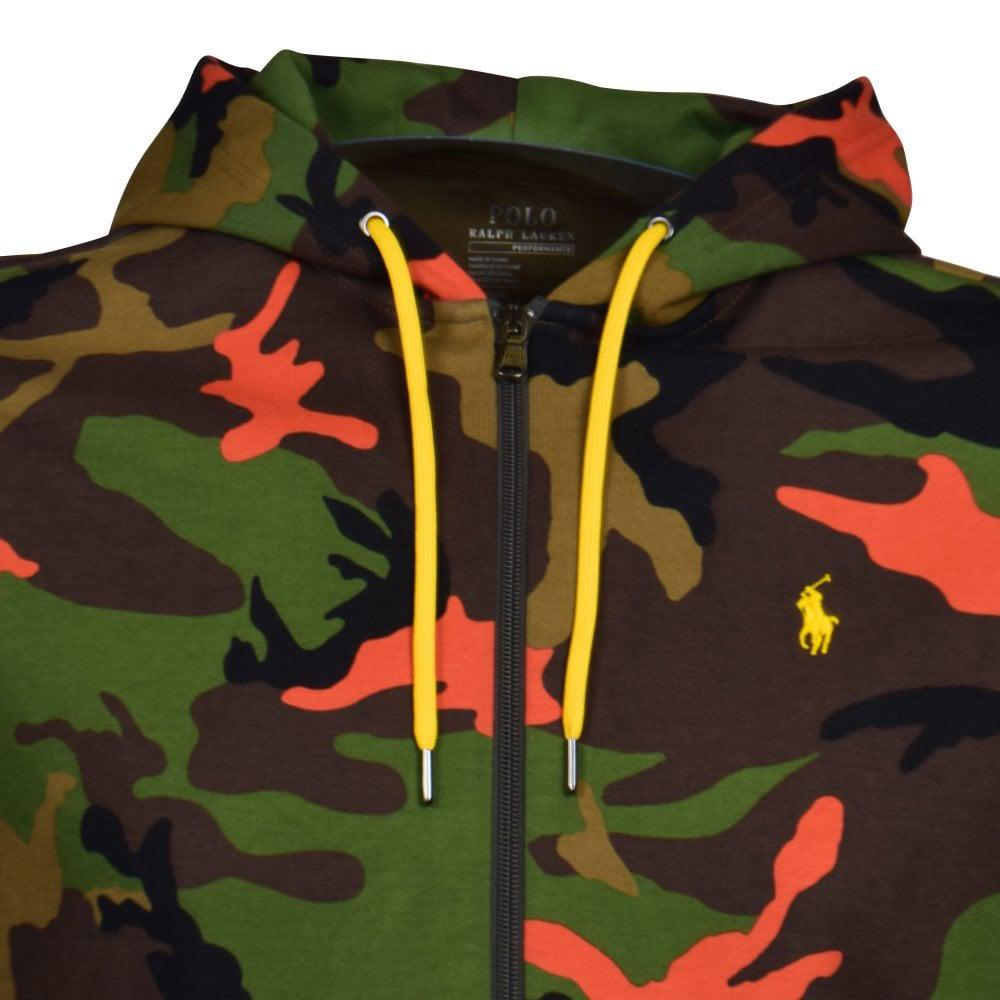 polo ralph lauren camo zip hoodie