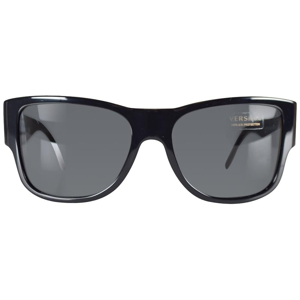 Versace Black Medusa Wayfarer Sunglasses for Men - Lyst