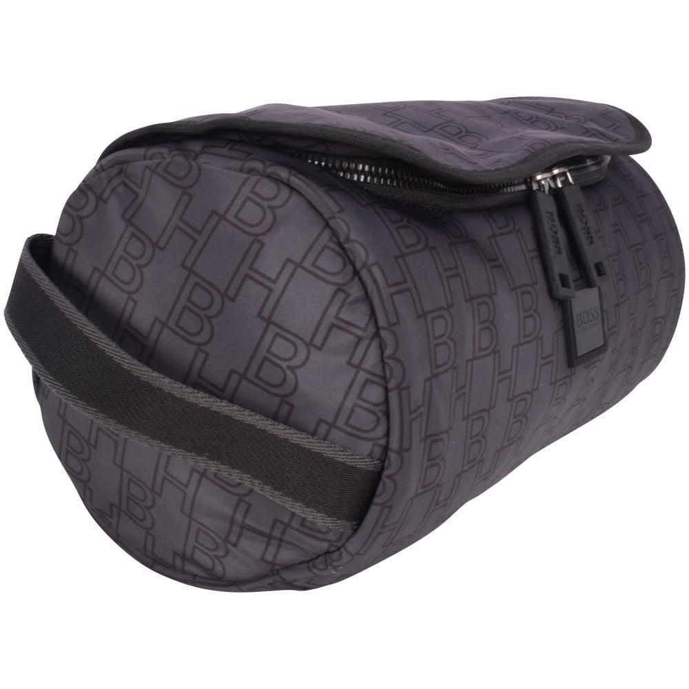 BOSS by Hugo Boss Synthetic Black Pixel Monogram Wash Bag for Men Lyst