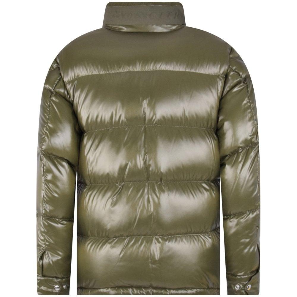 khaki moncler coat