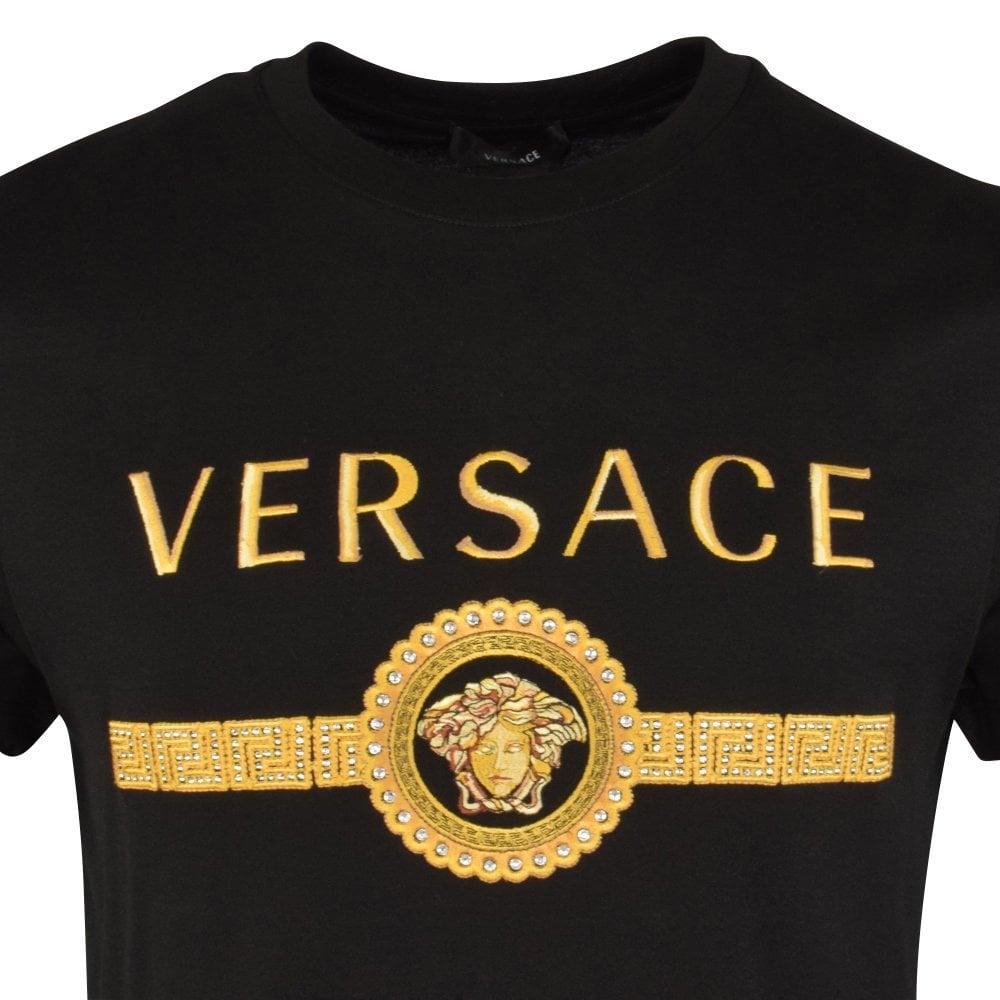 versace t shirt gold and black Off 70% - sirinscrochet.com