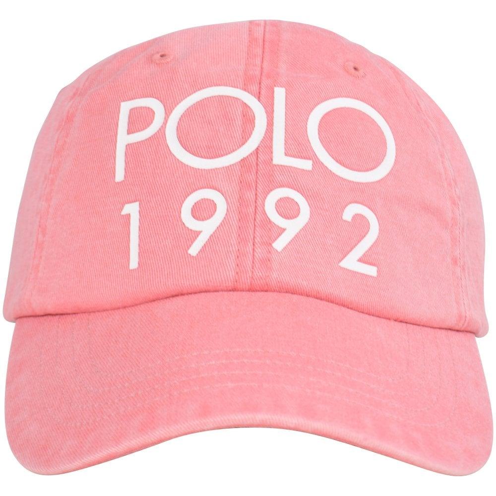 Polo Ralph Lauren Cotton Pink 1992 Logo Baseball Cap in Red for Men | Lyst
