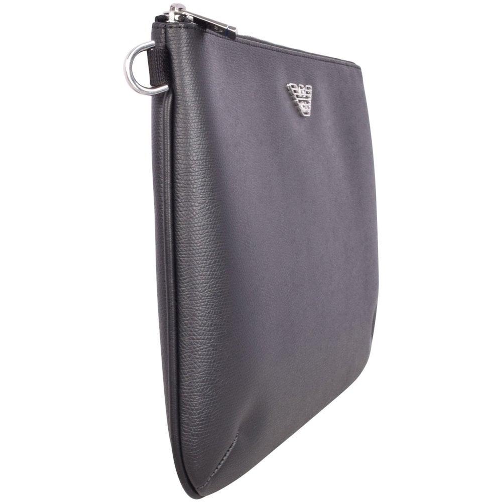 armani black pouch